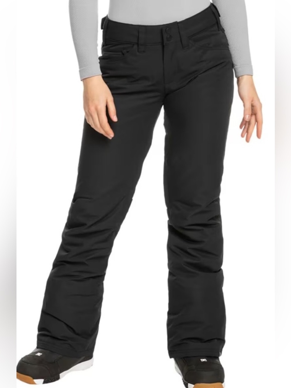 Roxy Black Women's Snow Pants with DryFlight Tag. NWOT! XL